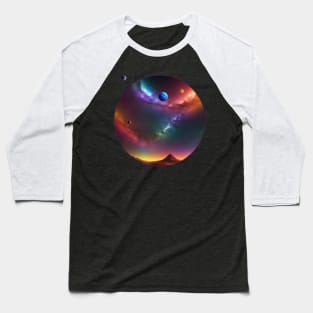 Planets in Space - Cosmic Exploration Design Baseball T-Shirt